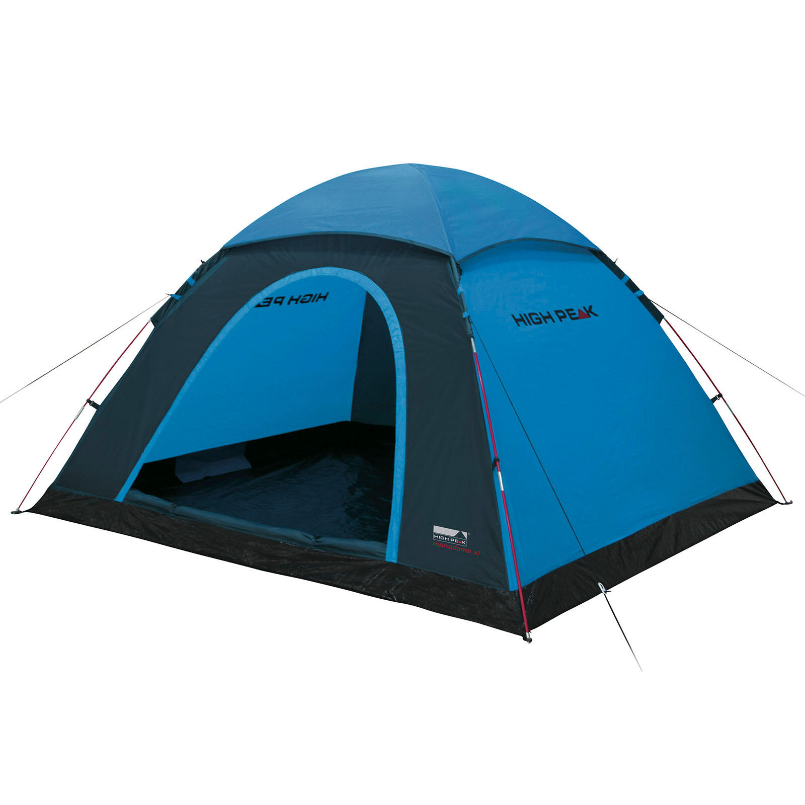 HIGH PEAK Kuppelzelt Monodome XL 4 Personen Camping Bike Zelt Familienzelt Groß