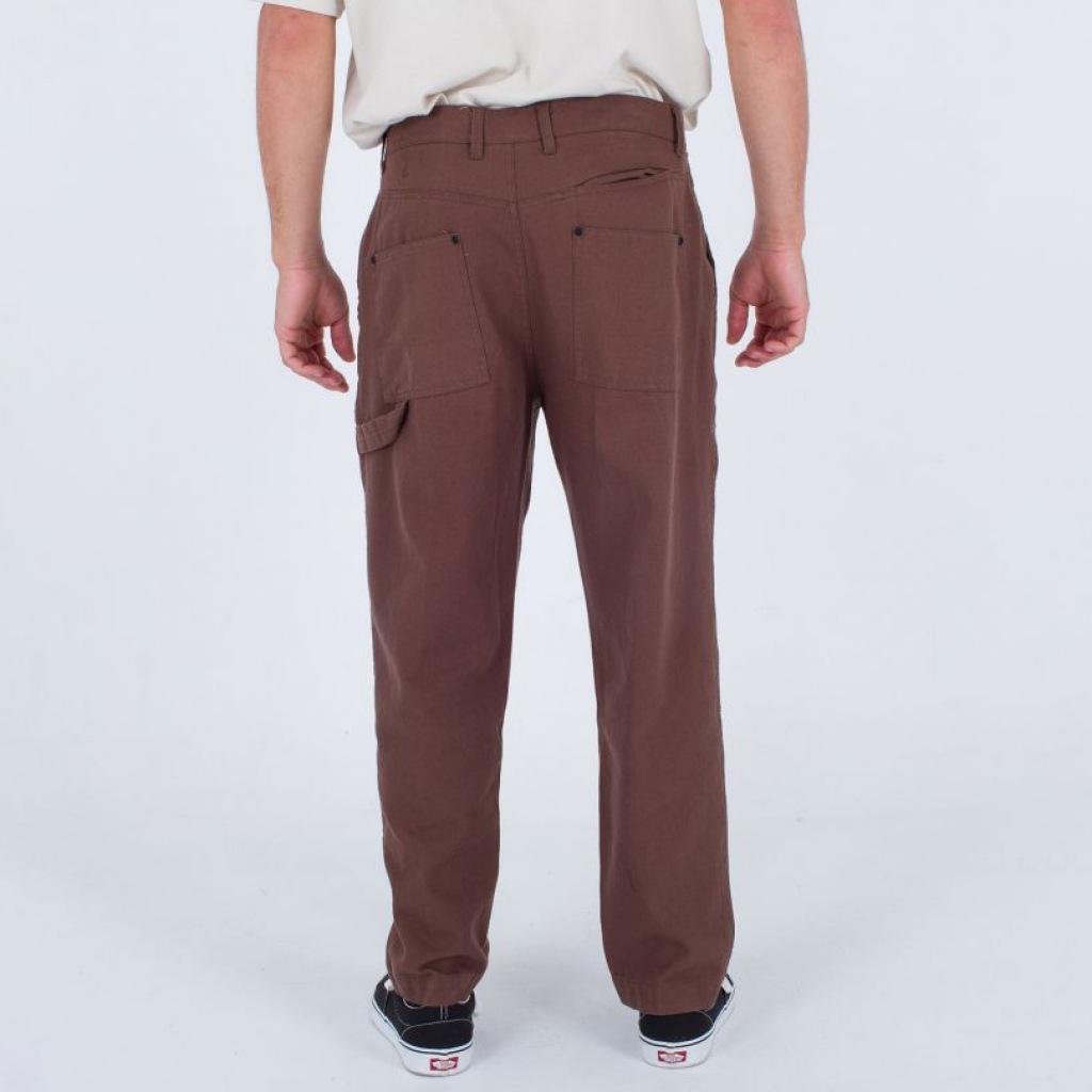 Pantalons Hurley Modèle Industry Relaxed Pant Couleur Marron 3/5