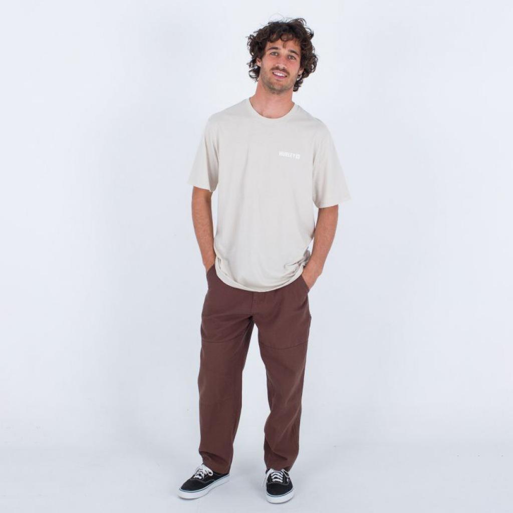 Pantalons Hurley Modèle Industry Relaxed Pant Couleur Marron 2/5