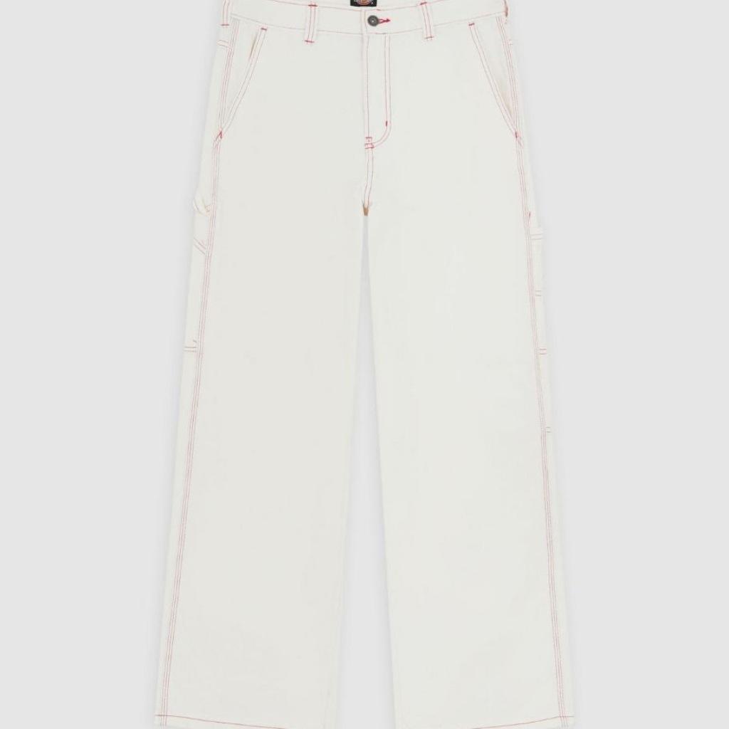 Pantalons Dickies Modèle Loose Denim Painter Eg Couleur Blanc 2/5