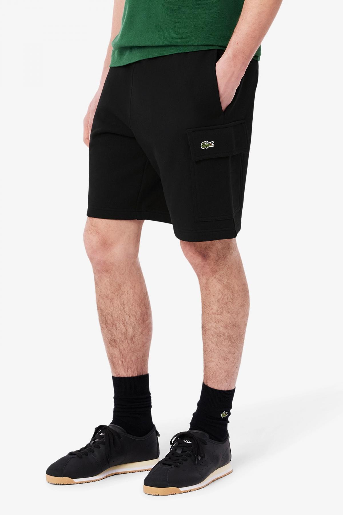 Pantalons Lacoste Modèle Gh9743 Shorts Couleur Noir 5/5