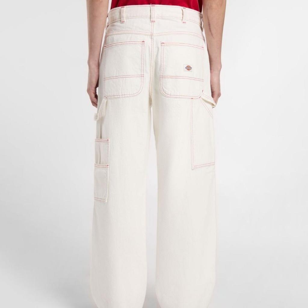 Pantalons Dickies Modèle Loose Denim Painter Eg Couleur Blanc 3/5