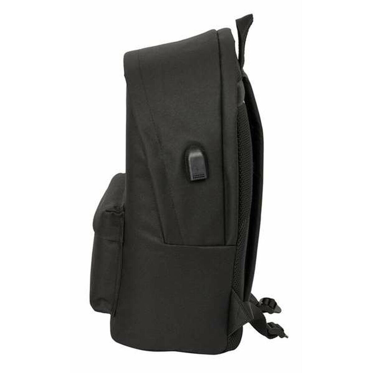 Schulrucksack Atlético Madrid Schwarz 3/5