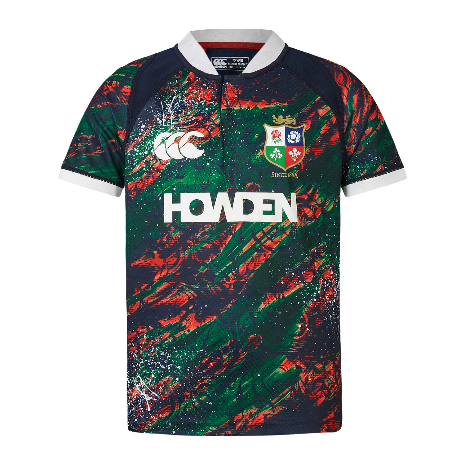 British Irish Lions 2025 Kids Warm Up Rugby Shirt