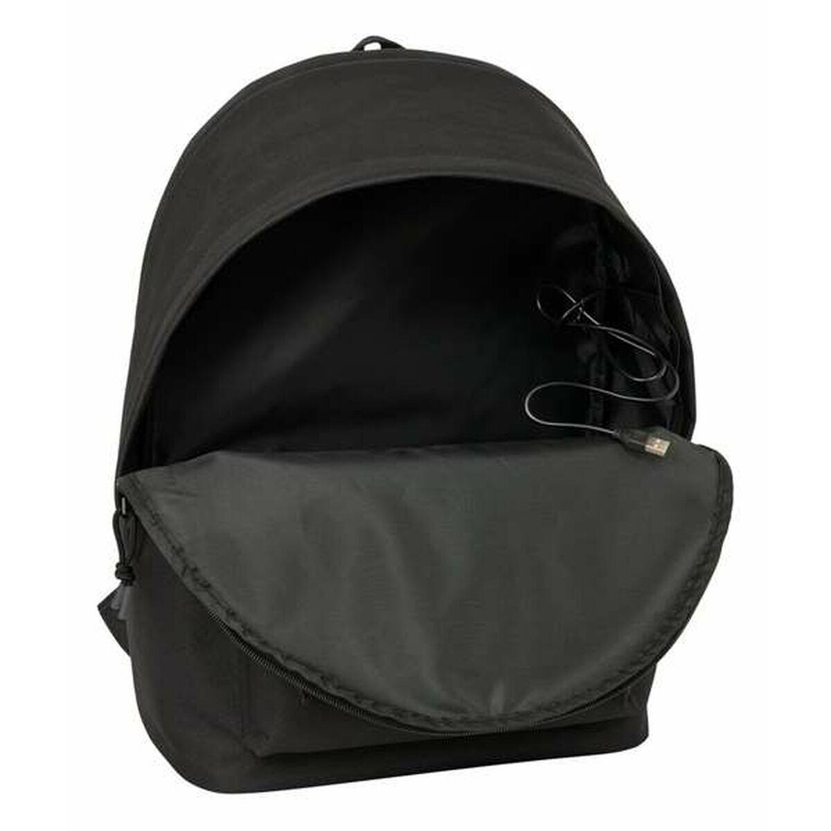 Schulrucksack Atlético Madrid Schwarz 4/5