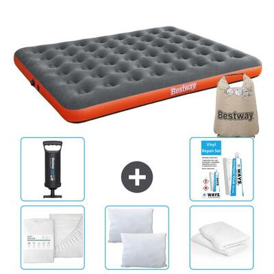 Luchtbed bestway - 2p - 203x152x22 cm + accessoires cb1