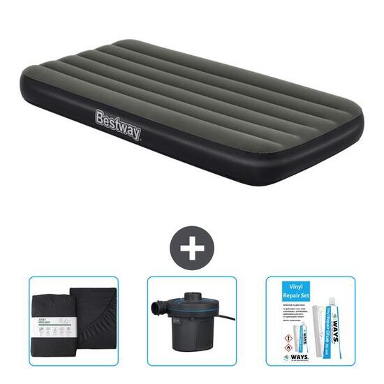Materac dmuchany Bestway - 1P - 188x99x25 cm + Akcesoria CB8