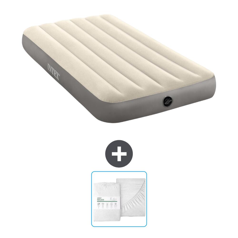 INTEX Luchtbed Intex Single - 1P - 191x99x25 cm + Accessoire CB24