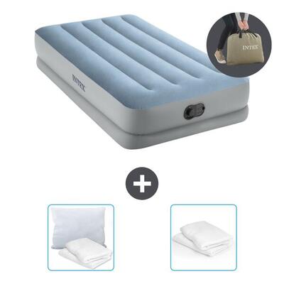 Luchtbed intex mid-rise comfort - 1p - 191x99x36 cm + accessoires cb27