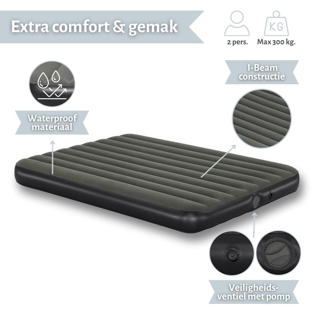 Matelas gonflable Bestway - 2P -  203x152x25 cm + Accessoires CB19 2/6