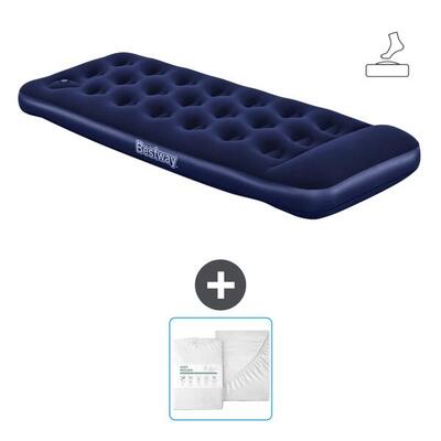 Luchtbed bestway - 1p - 185x76x28 cm + accessoire cb24