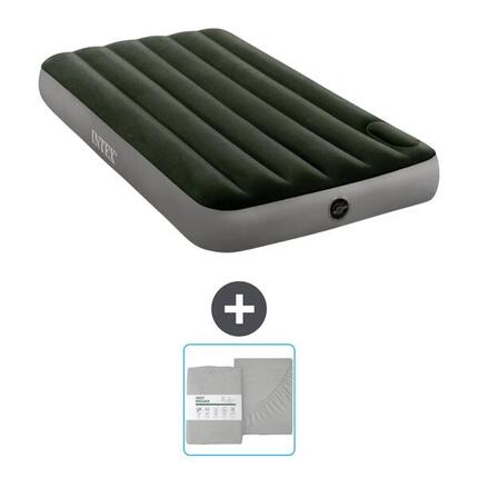 Matelas gonflable Intex Downy - 1P - 191x99x25 cm + Accessoires CB25