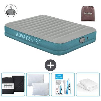 Luchtbed intex air-flow - 1p - 191x99x51 cm + accessoires cb17