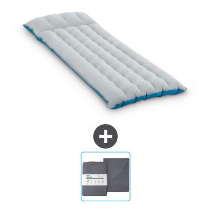 Matelas gonflable Intex Camping - 1P - 184x67x17 cm + Accessoires CB23