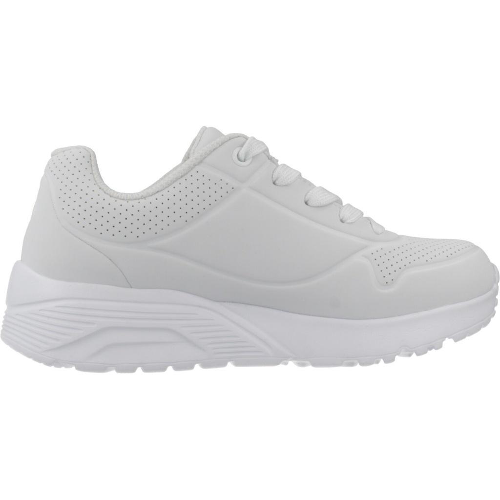 Baskets Skechers Modèle Uno Lite - Delodox Couleur Blanc 4/5