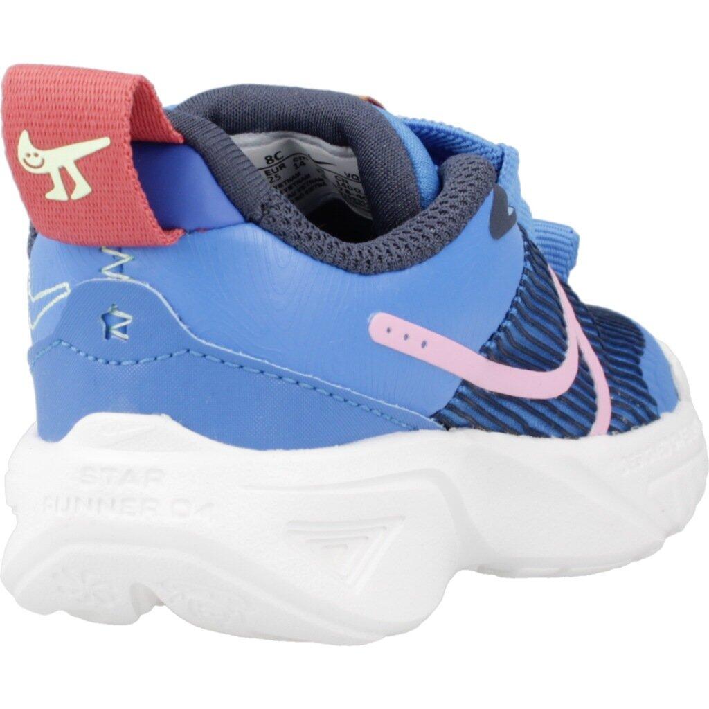 Ténis Nike Modelo Star Runner 4 Cor Azul 3/5