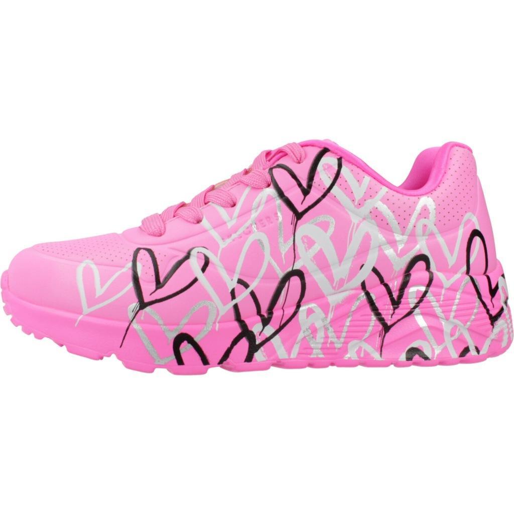 Ténis Skechers Modelo Uno Lite - Metallic Cor Rosa 2/5