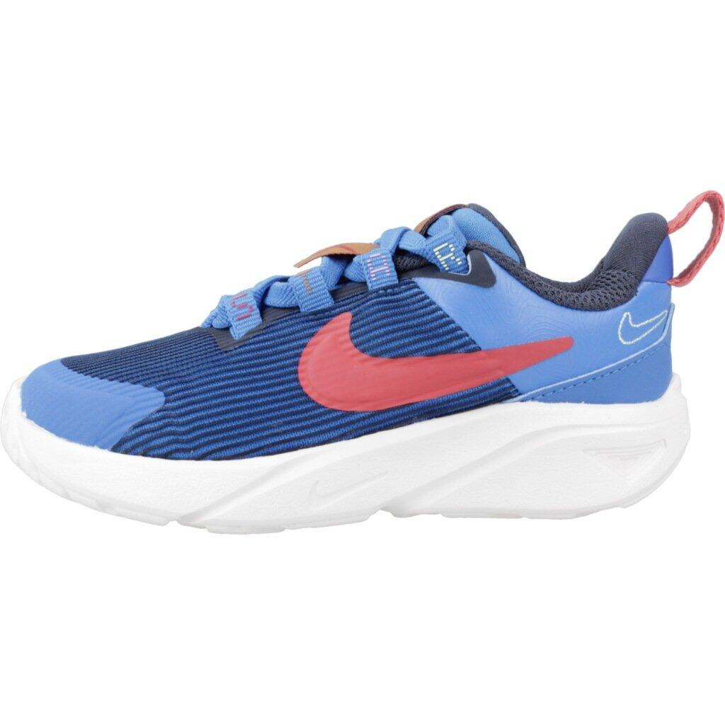 Ténis Nike Modelo Star Runner 4 Cor Azul 2/5