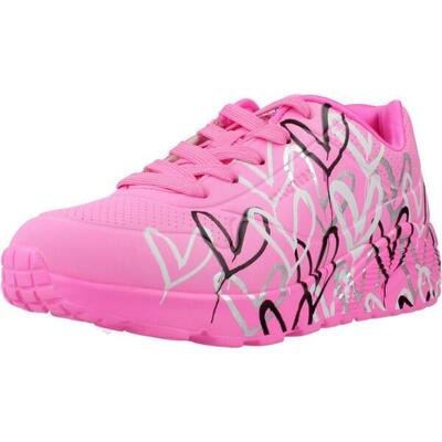 Zapatillas niña Skechers Uno Lite - Metallic Rosa