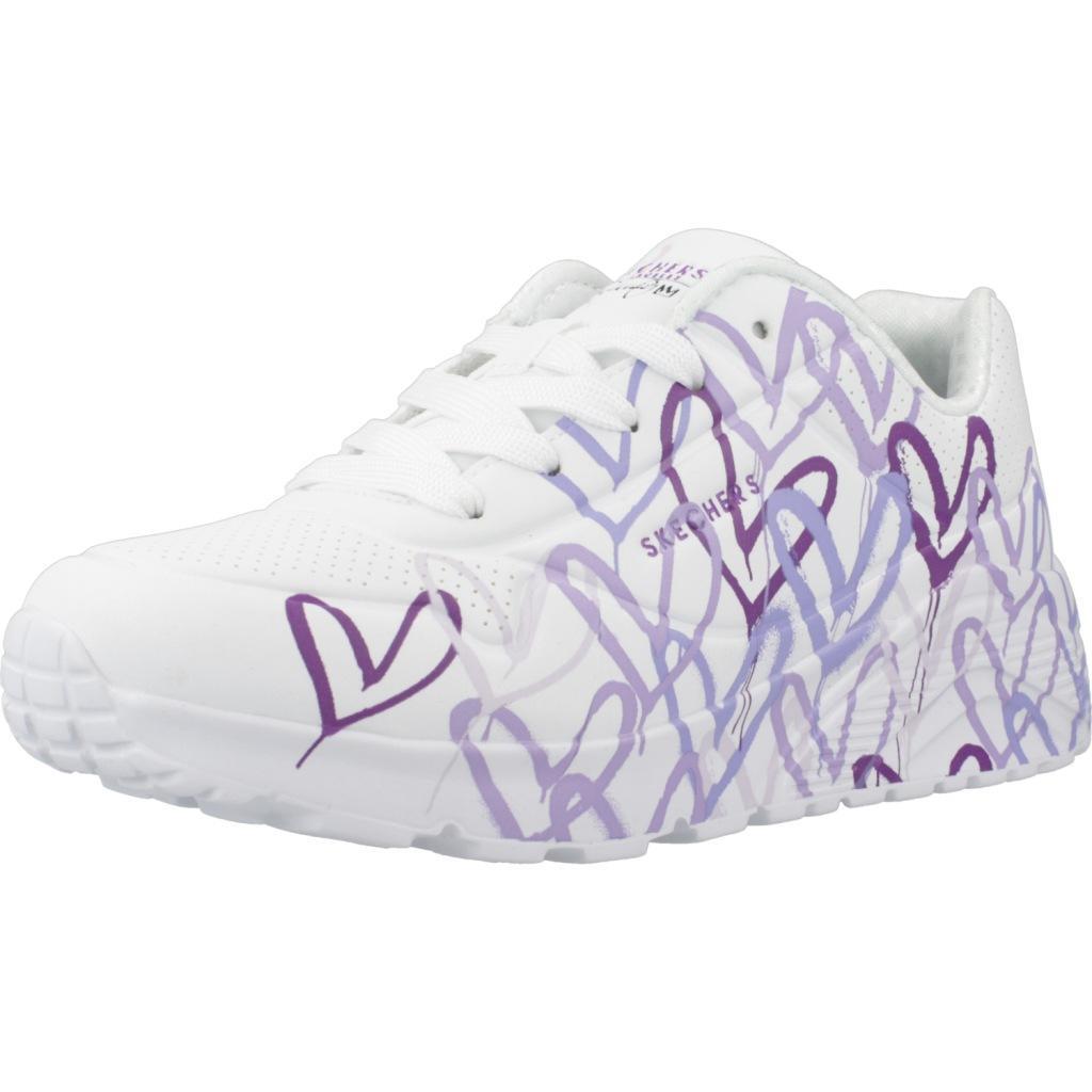 SKECHERS Zapatillas niña Skechers Uno Lite Blanco