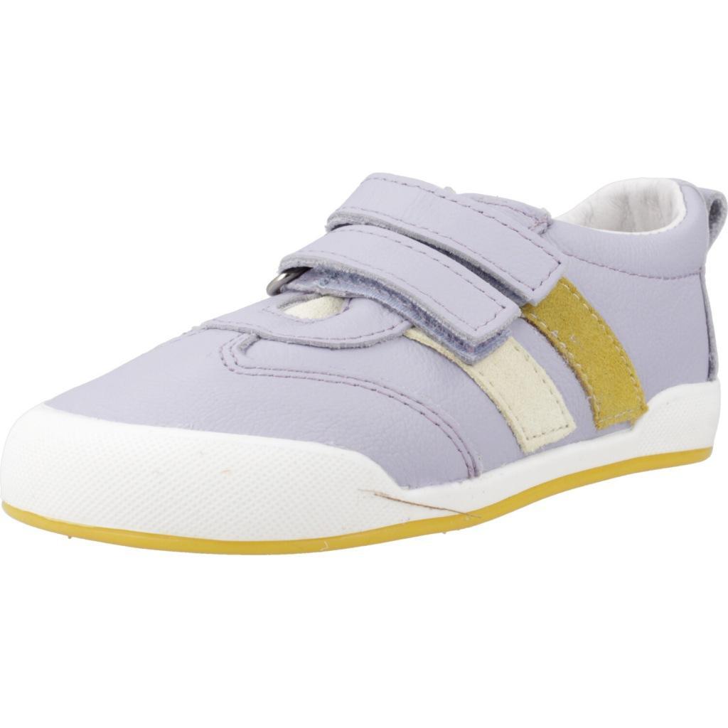 Blanditos Sneakers Minimaliste Bambini: Pisamonas Prima Passi, Doppia Chiusura A Strappo, Suola Flessibile, Larga. Colore Bianco E Rosa. Prodotte In Spagna, Qualità Premium. - 4