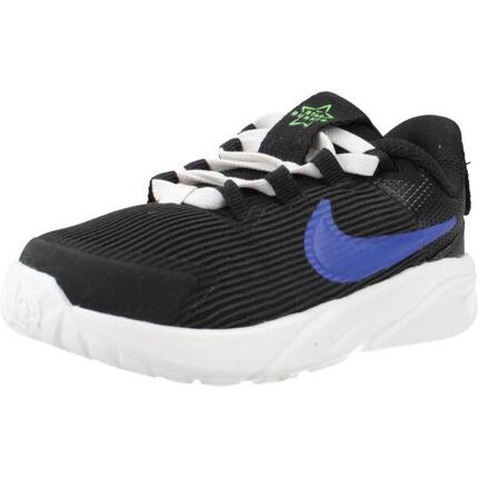 Zapatillas Running niño Nike Dx7616 Star Runner 4 Negro/Blanco/Rosa