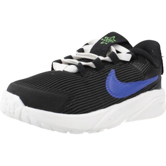 Zapatillas Running niño Nike Dx7616 Star Runner 4 Negro/Blanco/Rosa
