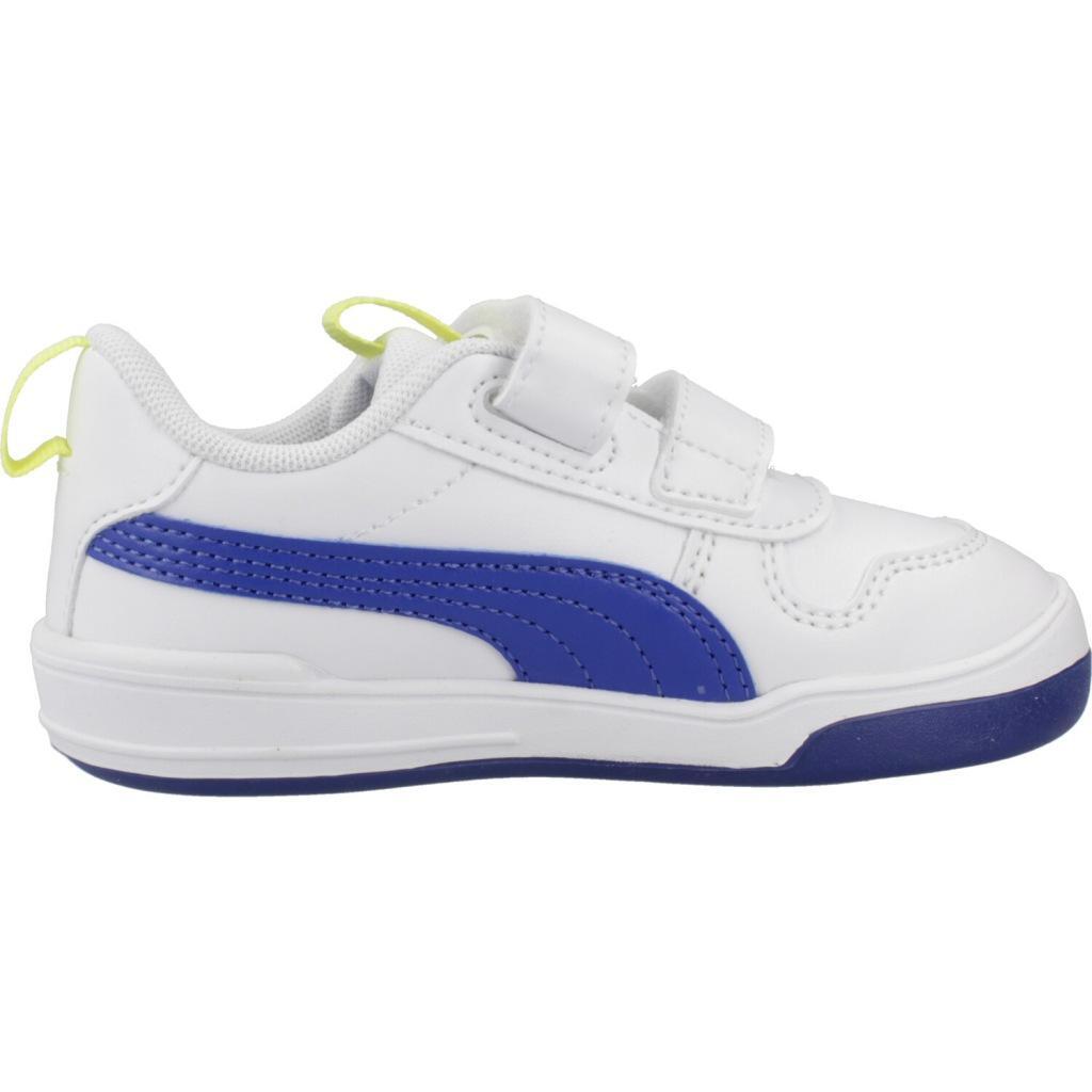 Ténis Puma Modelo Multiflex Sl V Inf Cor Branco 4/5