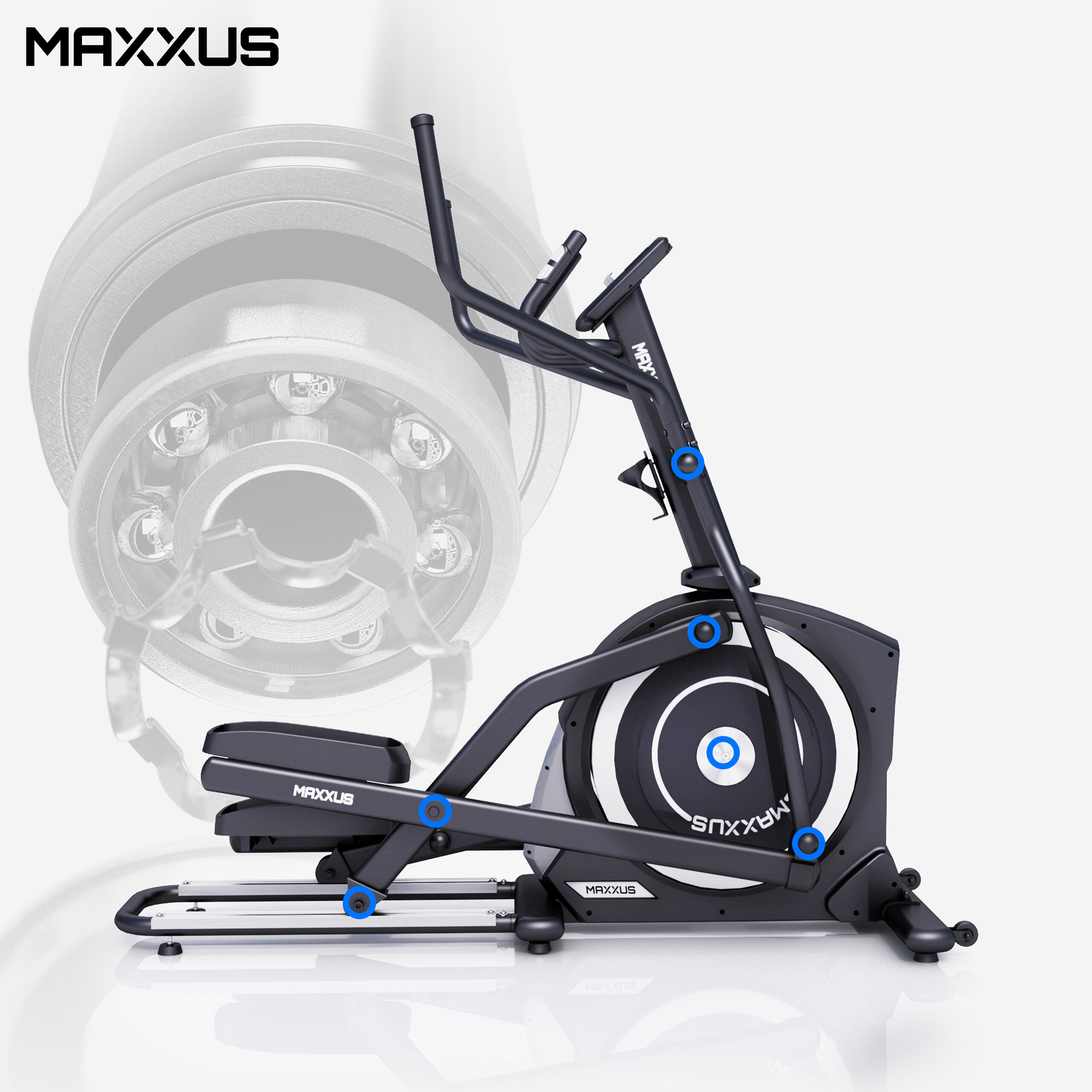 Crosstrainer CX 5.1 – Ellipsentrainer mit Bluetooth & Magnetbremse 4/7