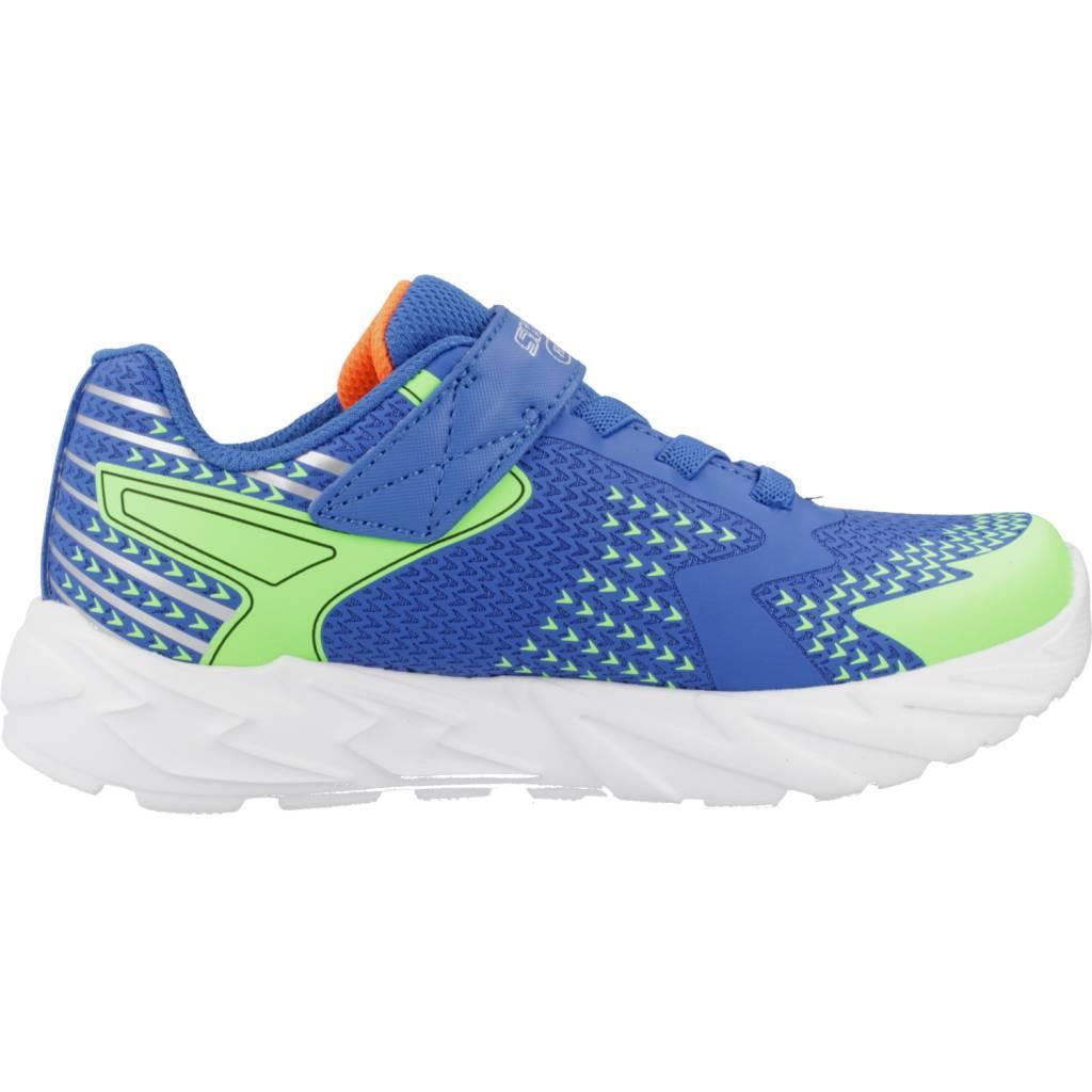 Tenisky Skechers Model S Lights: Flex-glow Bolt Barva Modrý 4/5