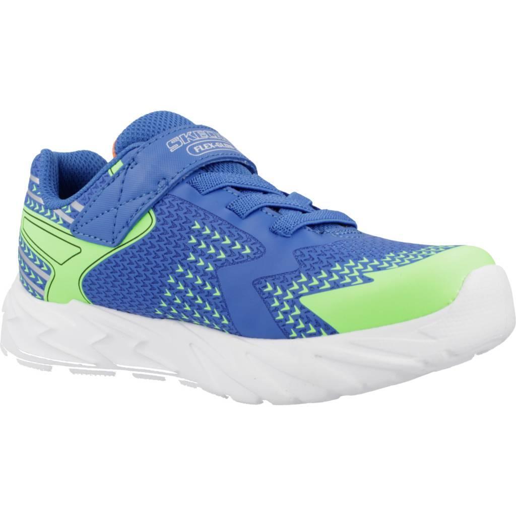 Tenisky Skechers Model S Lights: Flex-glow Bolt Barva Modrý 5/5
