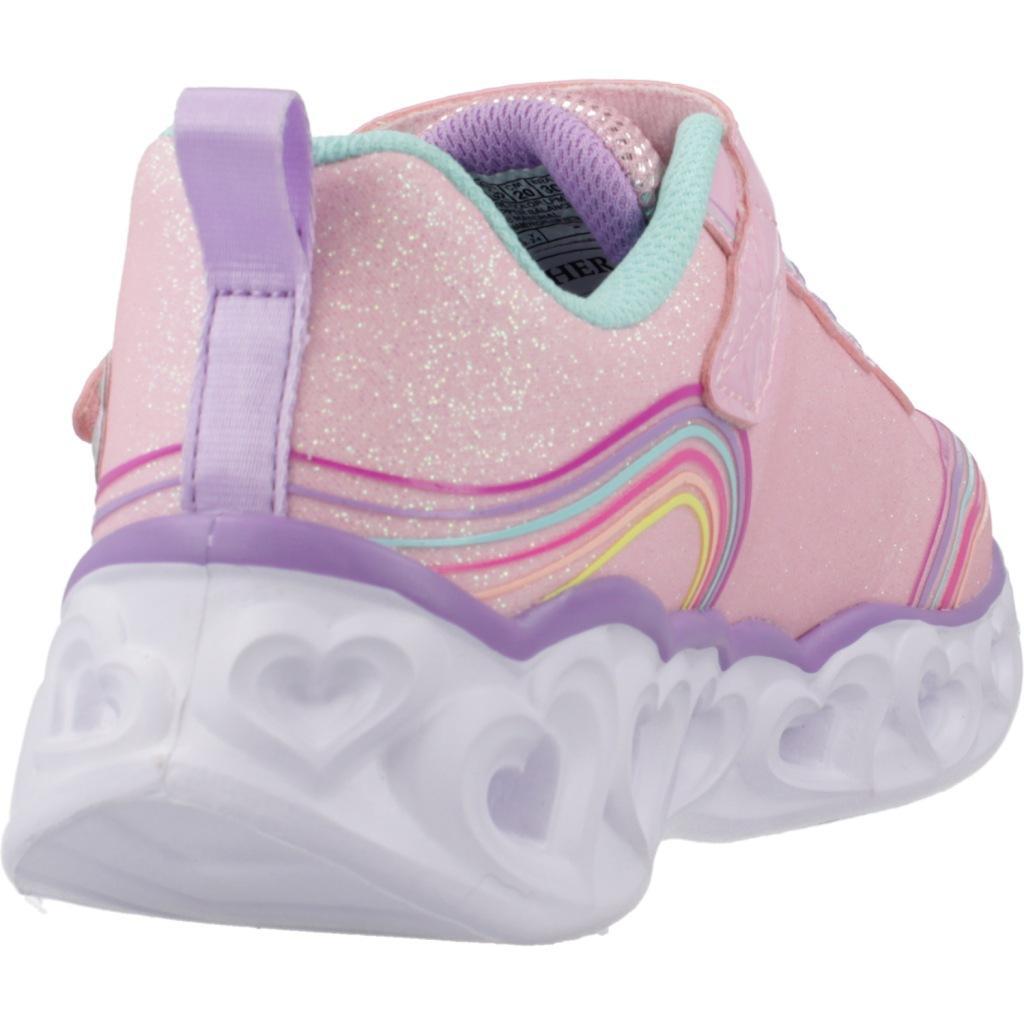 Ténis Skechers Modelo Heart Lights Retro Cor Rosa SKECHERS