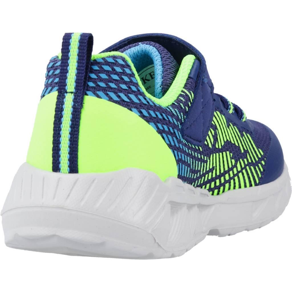 Baskets Skechers Modèle Magna-lights Couleur Bleu 3/5