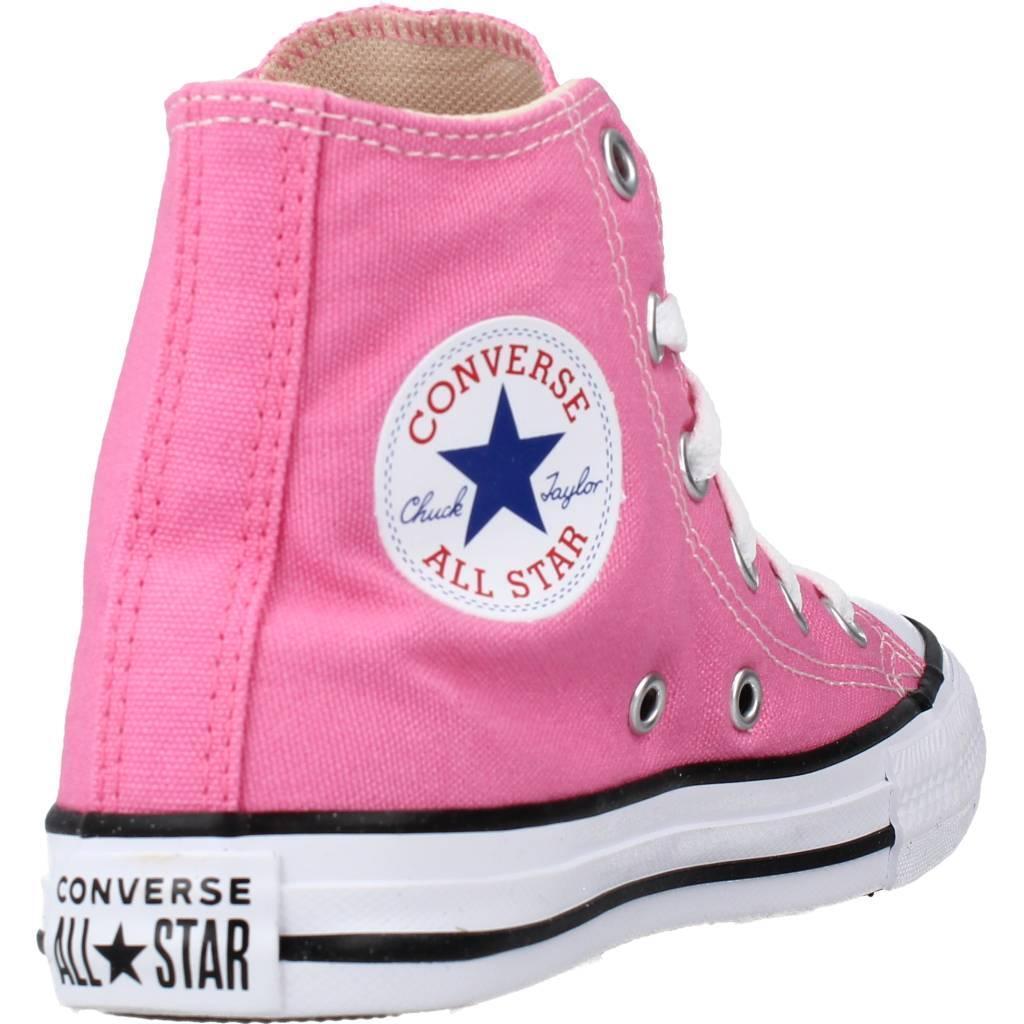 Baskets Converse Modèle Yths Ct Allstar Hi Couleur Rose 3/6