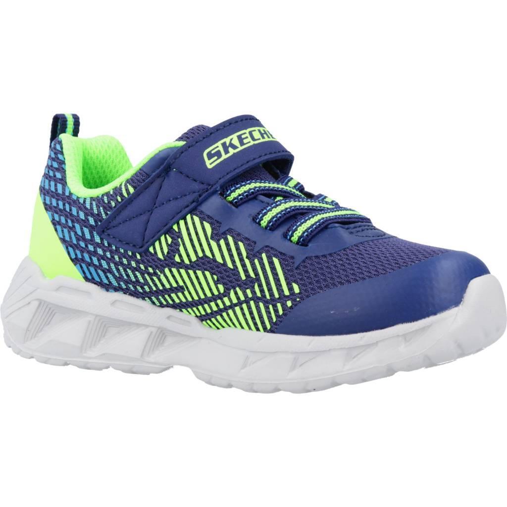 Baskets Skechers Modèle Magna-lights Couleur Bleu 5/5