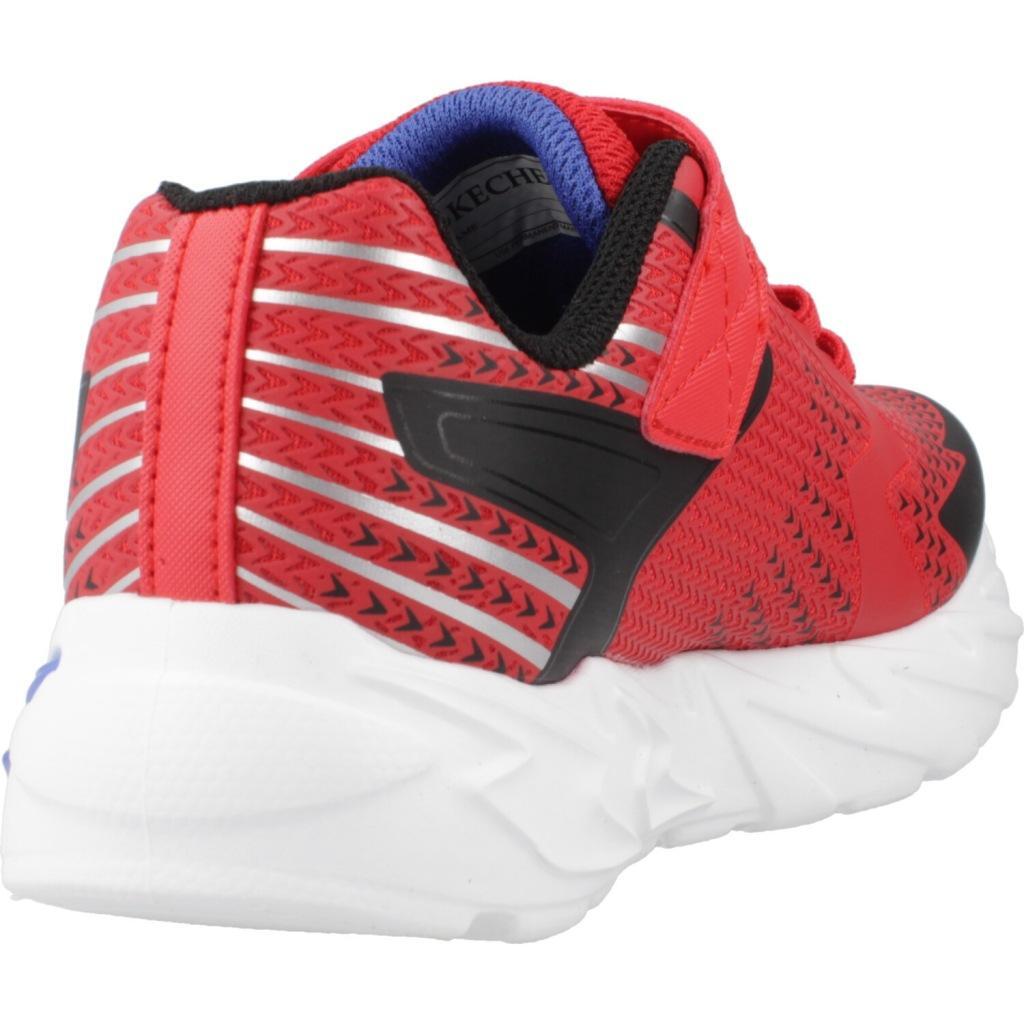 Baskets Skechers Modèle S Lights: Flex-glow Bolt Couleur Rouge 3/5