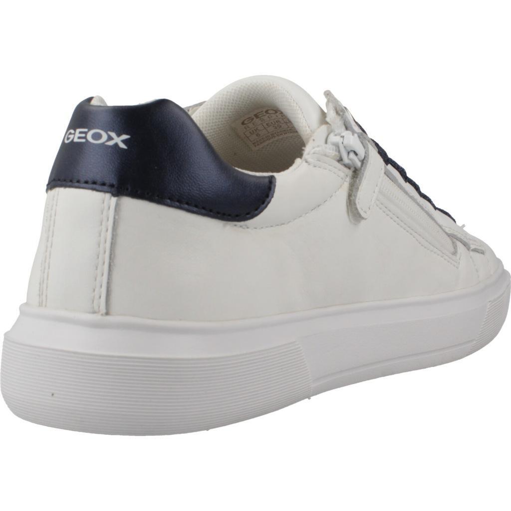 Scarpe Da Ginnastica Geox Modello J Nettuno Girl Colore Bianco 3/5