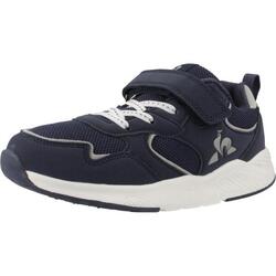 Baskets Le Coq Sportif Modèle Lcs Runner Ps Couleur Bleu
