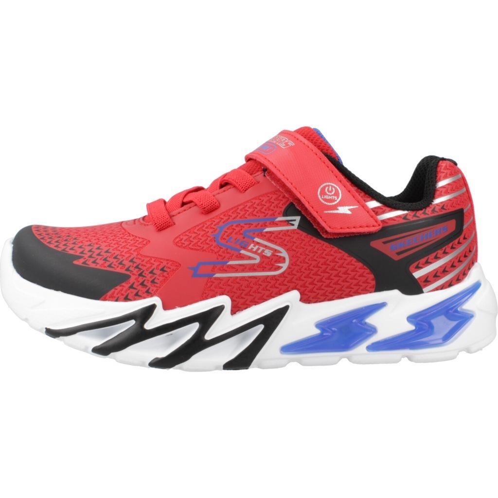 Baskets Skechers Modèle S Lights: Flex-glow Bolt Couleur Rouge 2/5