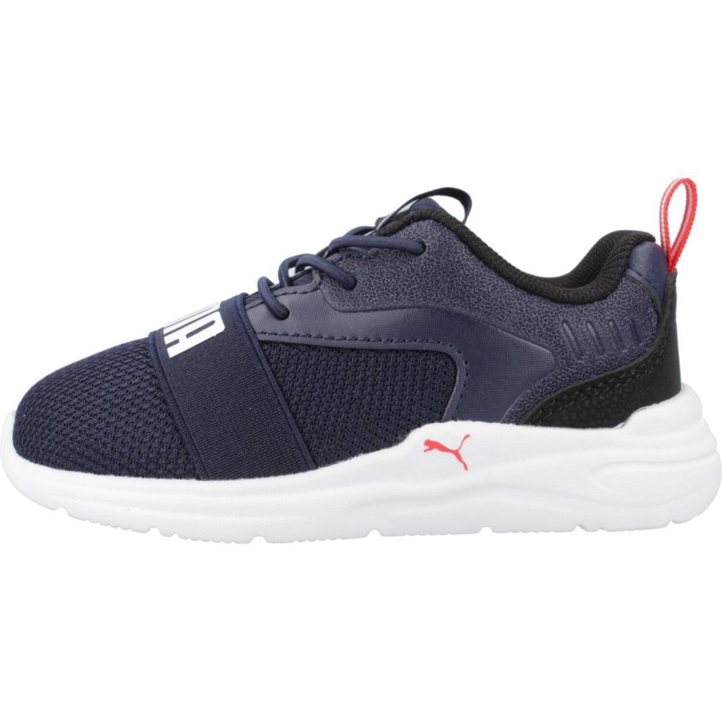 Baskets Puma Modèle Soft Wired 2 Ac Inf Couleur Bleu 2/5