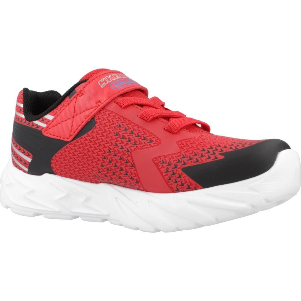 Baskets Skechers Modèle S Lights: Flex-glow Bolt Couleur Rouge 5/5