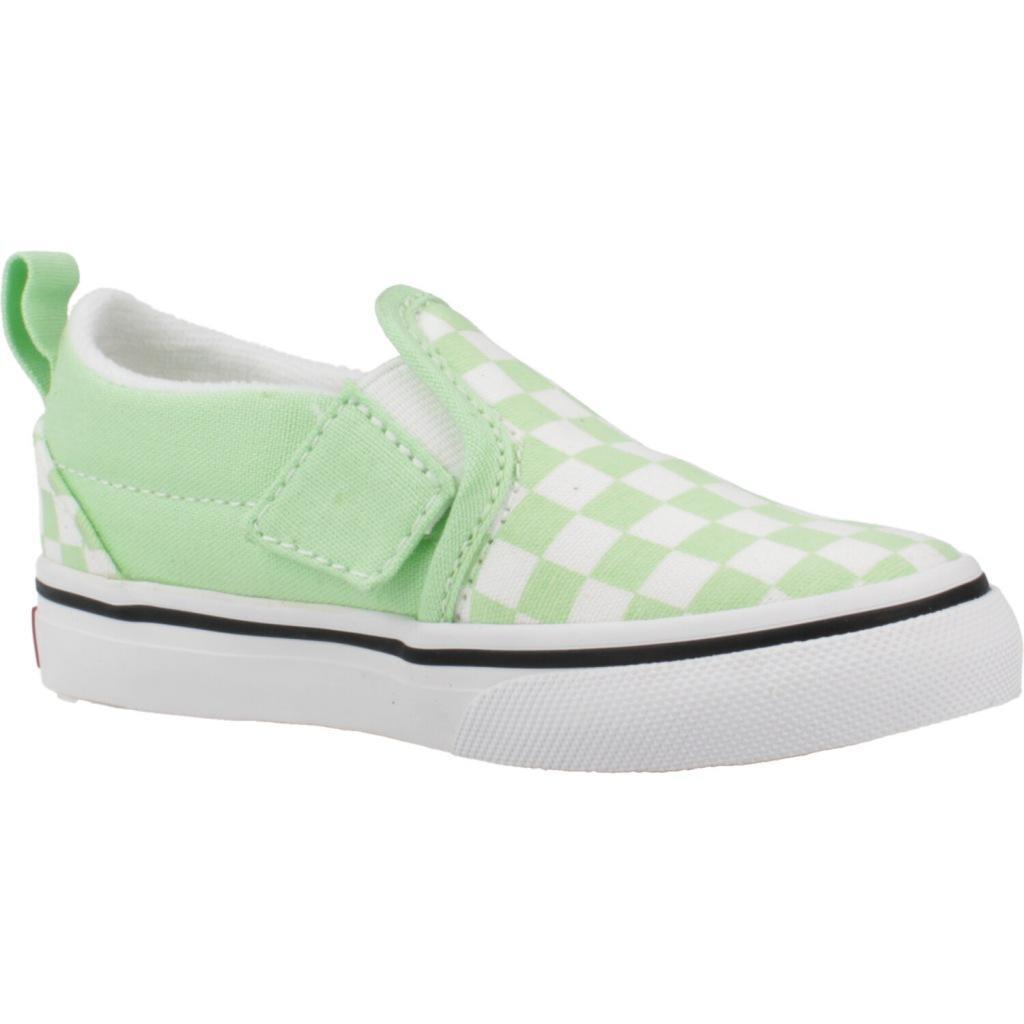 Baskets Vans Modèle Slip On Couleur Vert 5/5