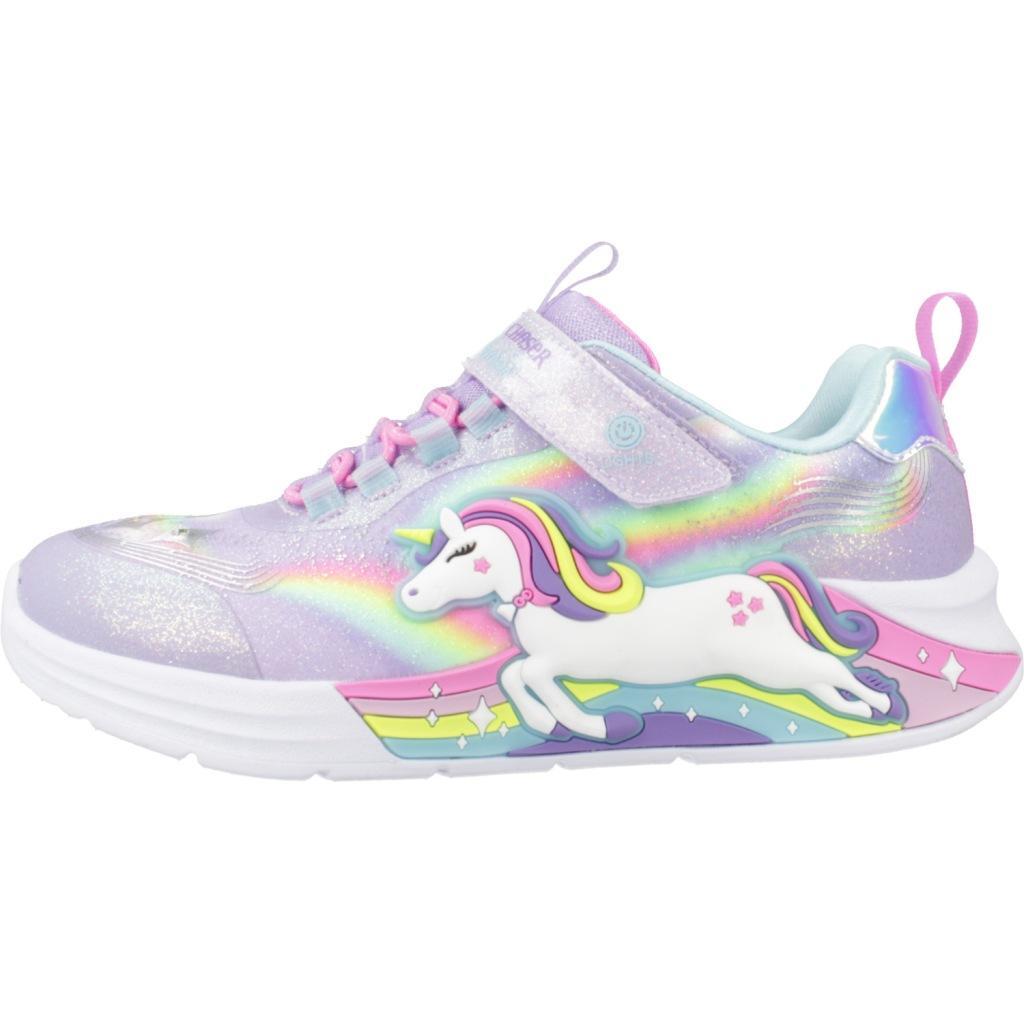 Baskets Skechers Unicorn Chaser, Violet, Enfants 2/7