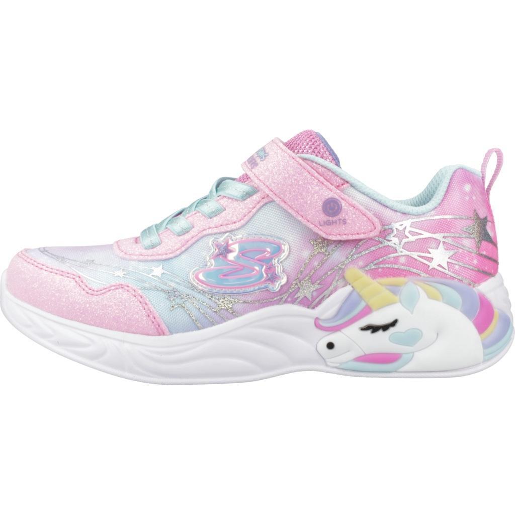 Baskets Skechers Modèle Unicorn Dreams Couleur Rose 2/5