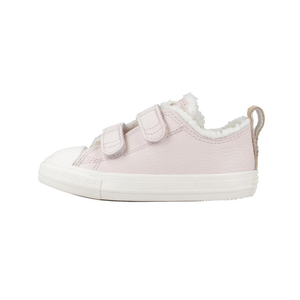 Converse Model Chuck Taylor All Star Leasther & Sherpa Easy-on Kolor Rose