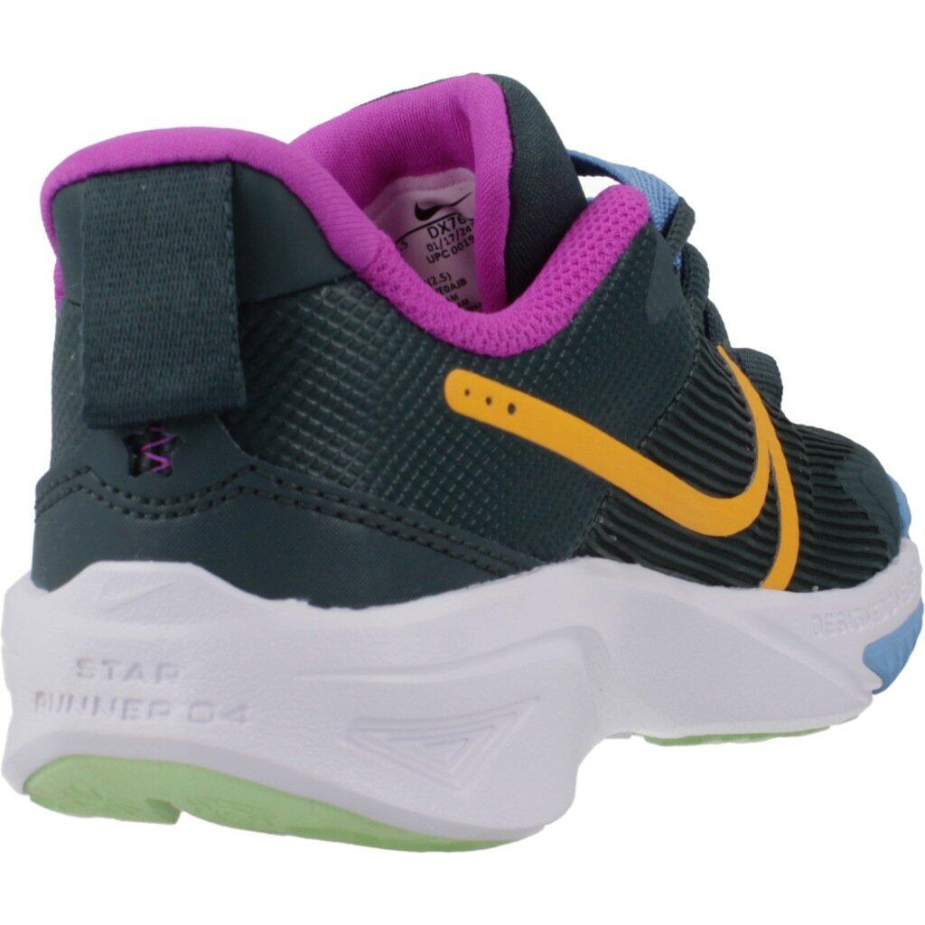 Scarpe Da Ginnastica Nike Modello Star Runner 4 Colore Verde 3/5