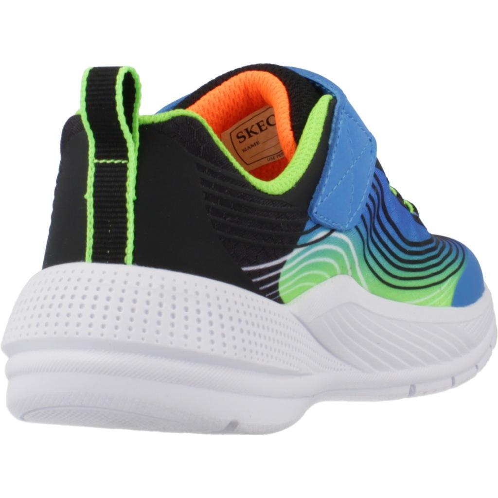 Calçado Skechers Microspec Advance, Azul, Crianças 3/7
