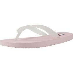 Claquettes Tommy Jeans Modèle Logo Flip Flop Couleur Rose