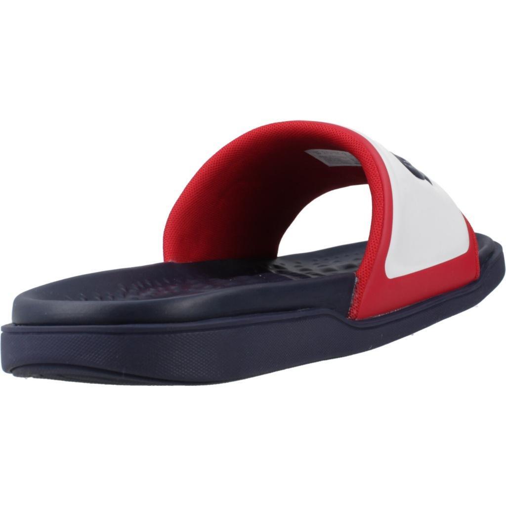 žabky Lacoste Model Serve Slide Dual Barva Modrý 3/5