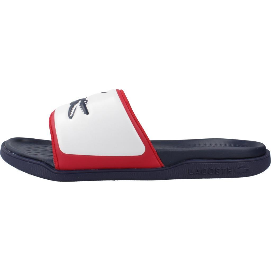 žabky Lacoste Model Serve Slide Dual Barva Modrý 2/5